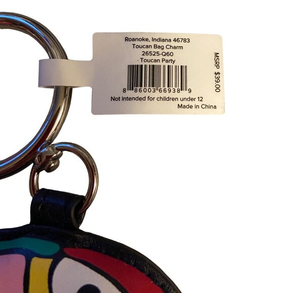 Vera Bradley Women's Toucan Bag Charm Toucan Party Coin Purse New with Tag R$39 - Picture 3 of 3